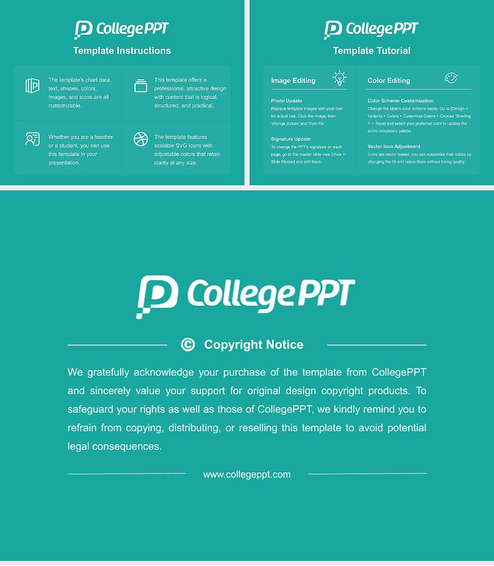Virginia University of Integrative Medicine Course/Courseware Creation PPT Template4:3 ratio PPT effect preview image5