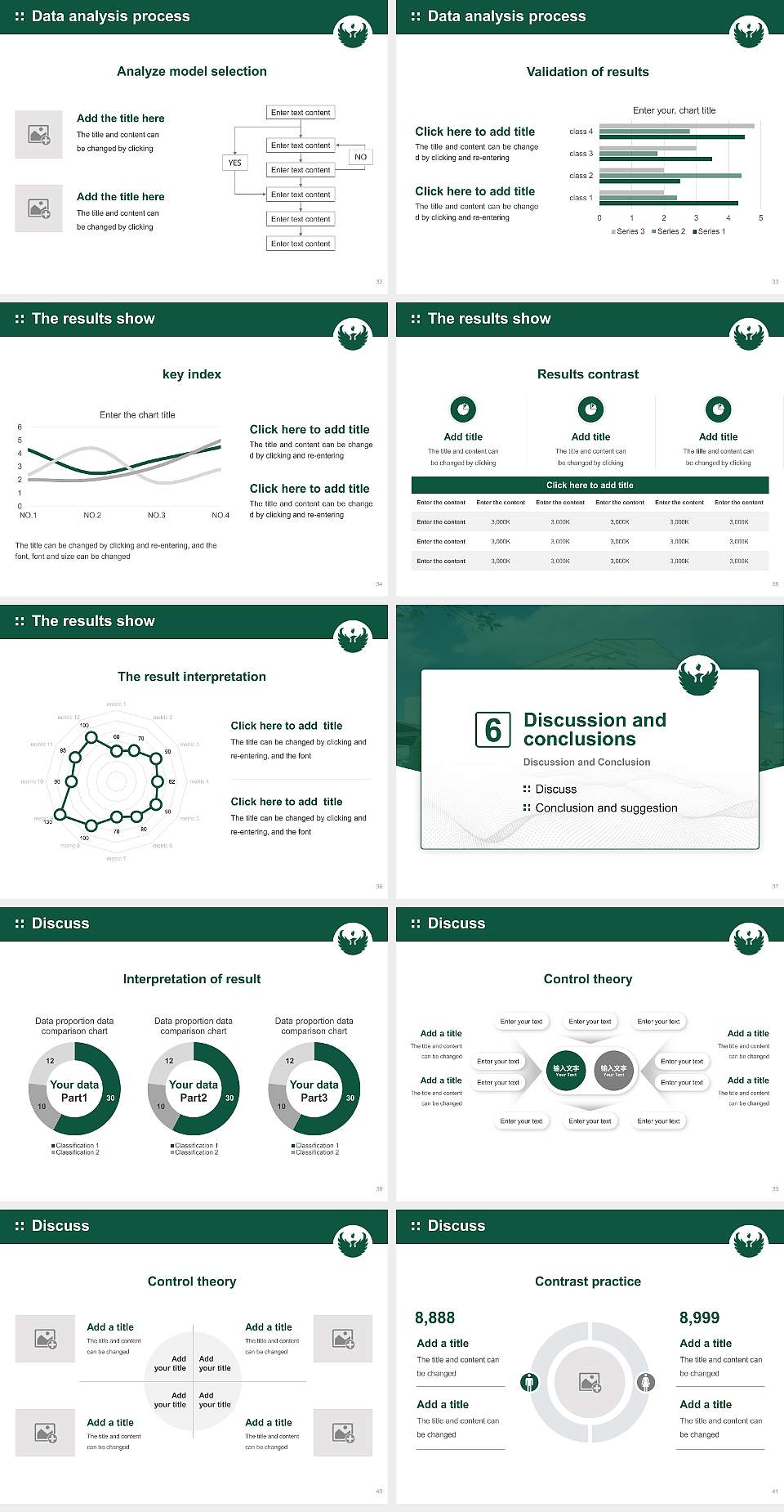 University of Wisconsin-Green Bay Graduation Thesis Defense PPT Template4:3 ratio PPT effect preview image5