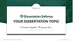 Wagner College Graduation Thesis Defense PPT Template
