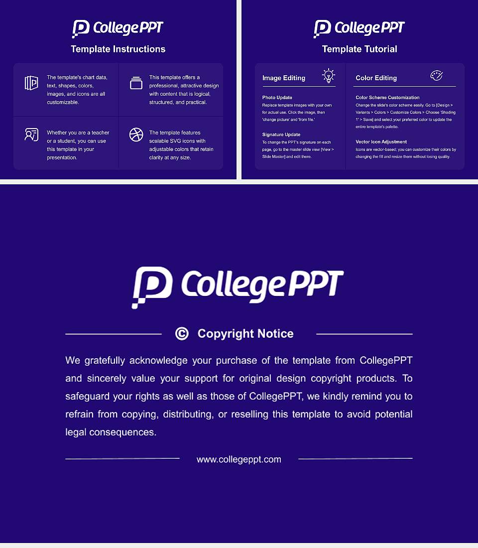 University of Western States Academic Presentation/Research Findings Report PPT Template4:3 ratio PPT effect preview image5