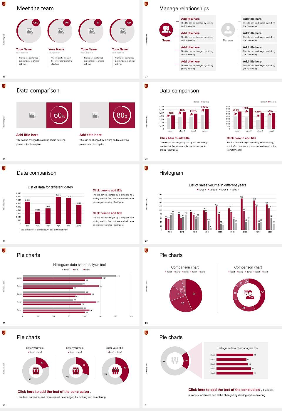 Ursinus College Competition/Entrepreneurship Contest PPT Template16:9 ratio PPT effect preview image4