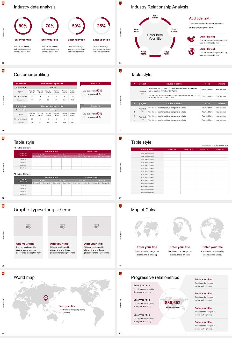 Ursinus College Competition/Entrepreneurship Contest PPT Template16:9 ratio PPT effect preview image5