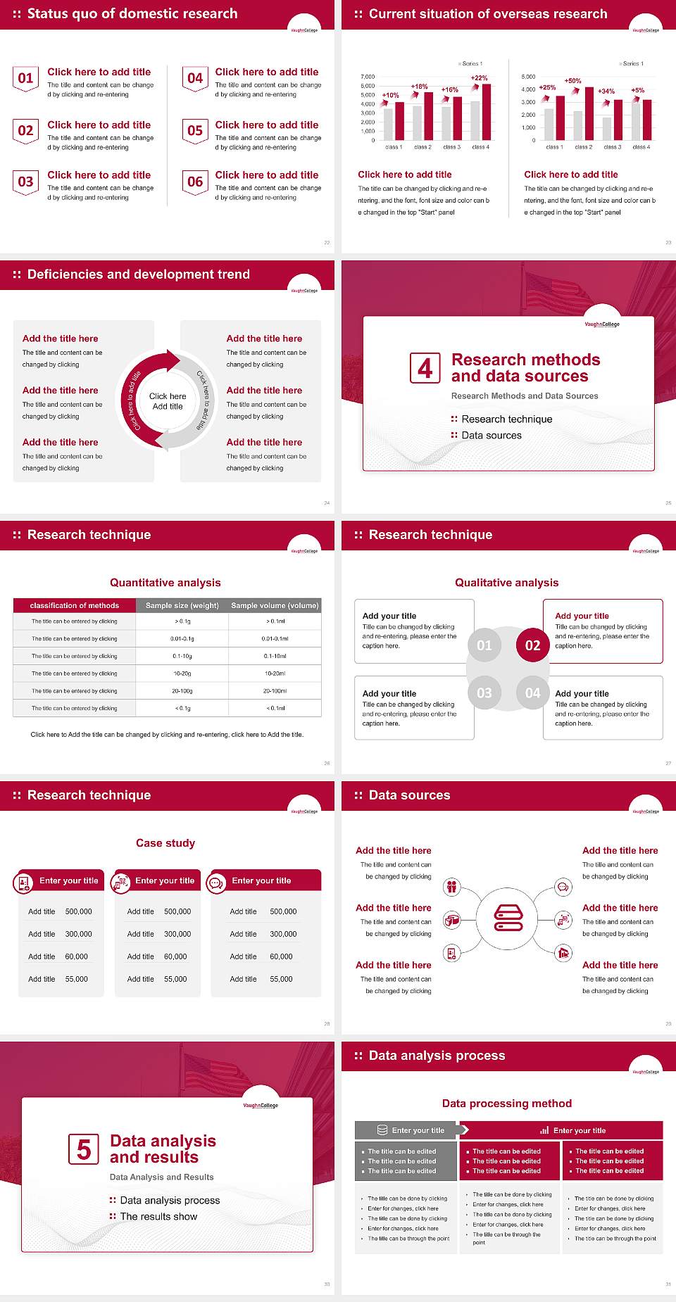 Vaughn College of Aeronautics and Technology Graduation Thesis Defense PPT Template4:3 ratio PPT effect preview image4