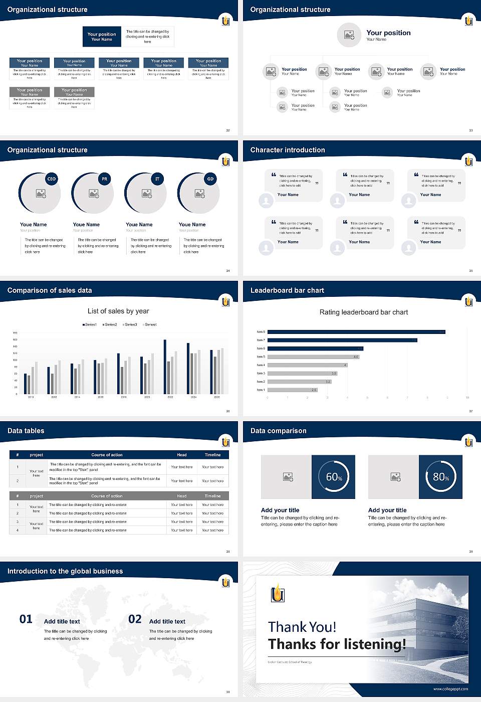 Urshan Graduate School of Theology Academic Presentation/Research Findings Report PPT Template16:9 ratio PPT effect preview image4