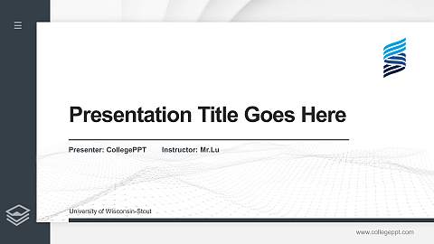 University of Wisconsin-Stout Thesis Proposal/Graduation Defense PPT Template