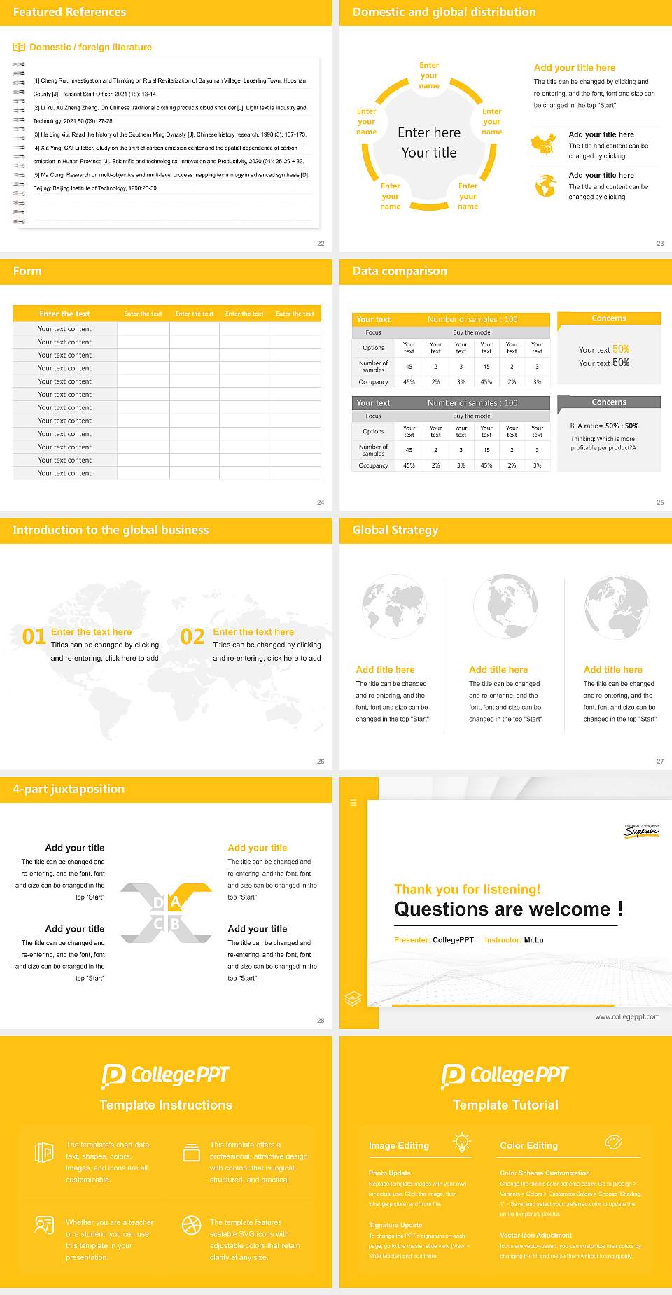 University of Wisconsin-Superior Thesis Proposal/Graduation Defense PPT Template4:3 ratio PPT effect preview image4