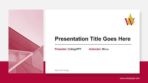 Walnut Hill College General Purpose PPT Template
