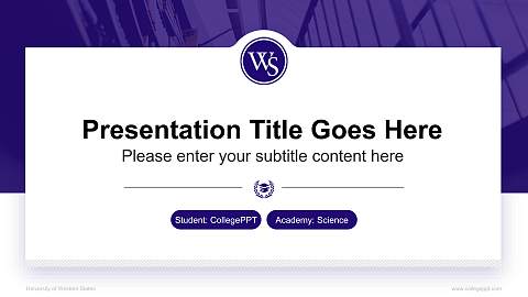 University of Western States National Scholarship Defense PPT Template