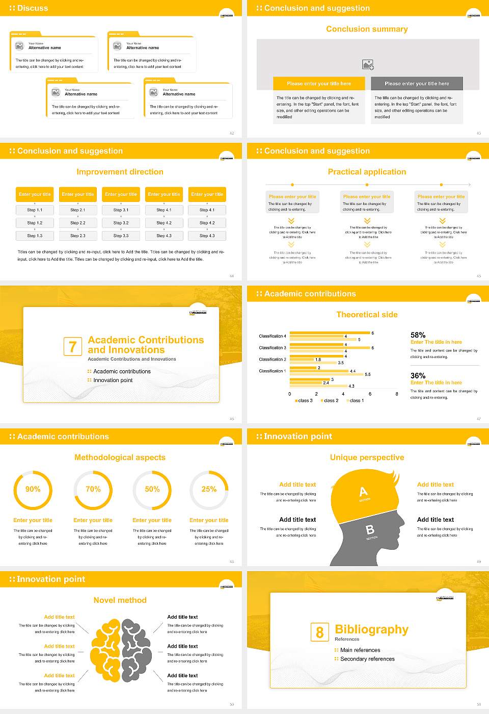 University of Wisconsin-Milwaukee Graduation Thesis Defense PPT Template16:9 ratio PPT effect preview image6