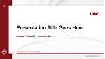 University of Wisconsin-La Crosse Thesis Proposal/Graduation Defense PPT Template