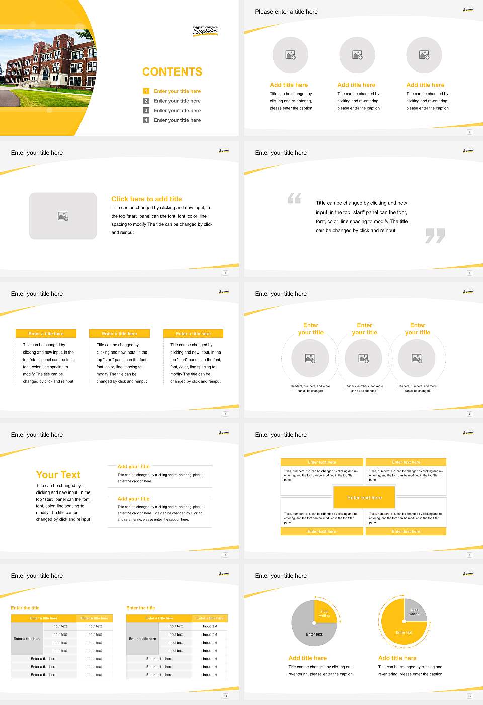 University of Wisconsin-Superior Course/Courseware Creation PPT Template16:9 ratio PPT effect preview image2