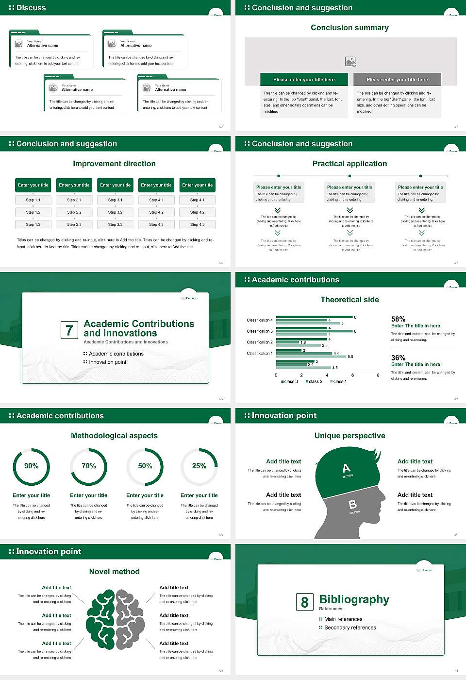 University of Wisconsin-Parkside Graduation Thesis Defense PPT Template16:9 ratio PPT effect preview image6