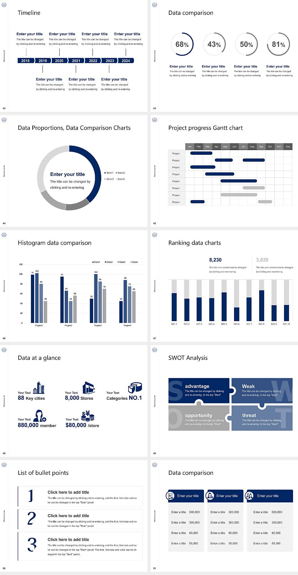 Villanova University Competition/Entrepreneurship Contest PPT Template4:3 ratio PPT effect preview image6