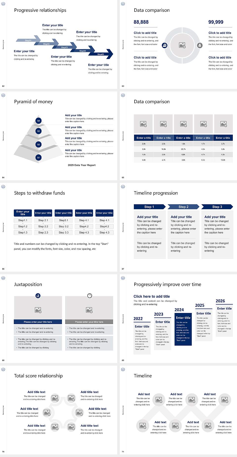 Villanova University Competition/Entrepreneurship Contest PPT Template4:3 ratio PPT effect preview image8