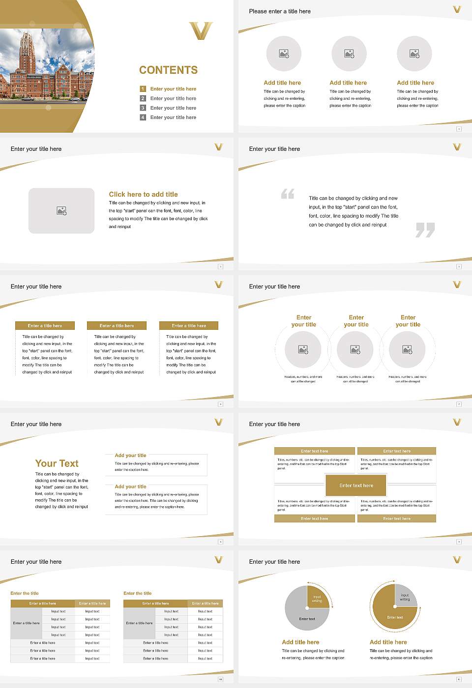 Vanderbilt University Course/Courseware Creation PPT Template16:9 ratio PPT effect preview image2