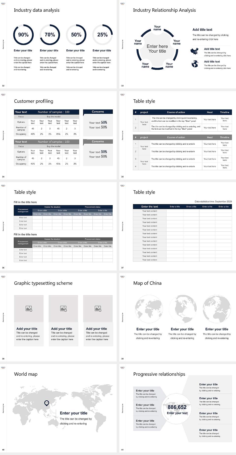 Utica College Competition/Entrepreneurship Contest PPT Template4:3 ratio PPT effect preview image5