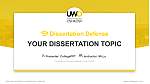 University of Wisconsin-Oshkosh Pertahanan Tesis Templat PPT