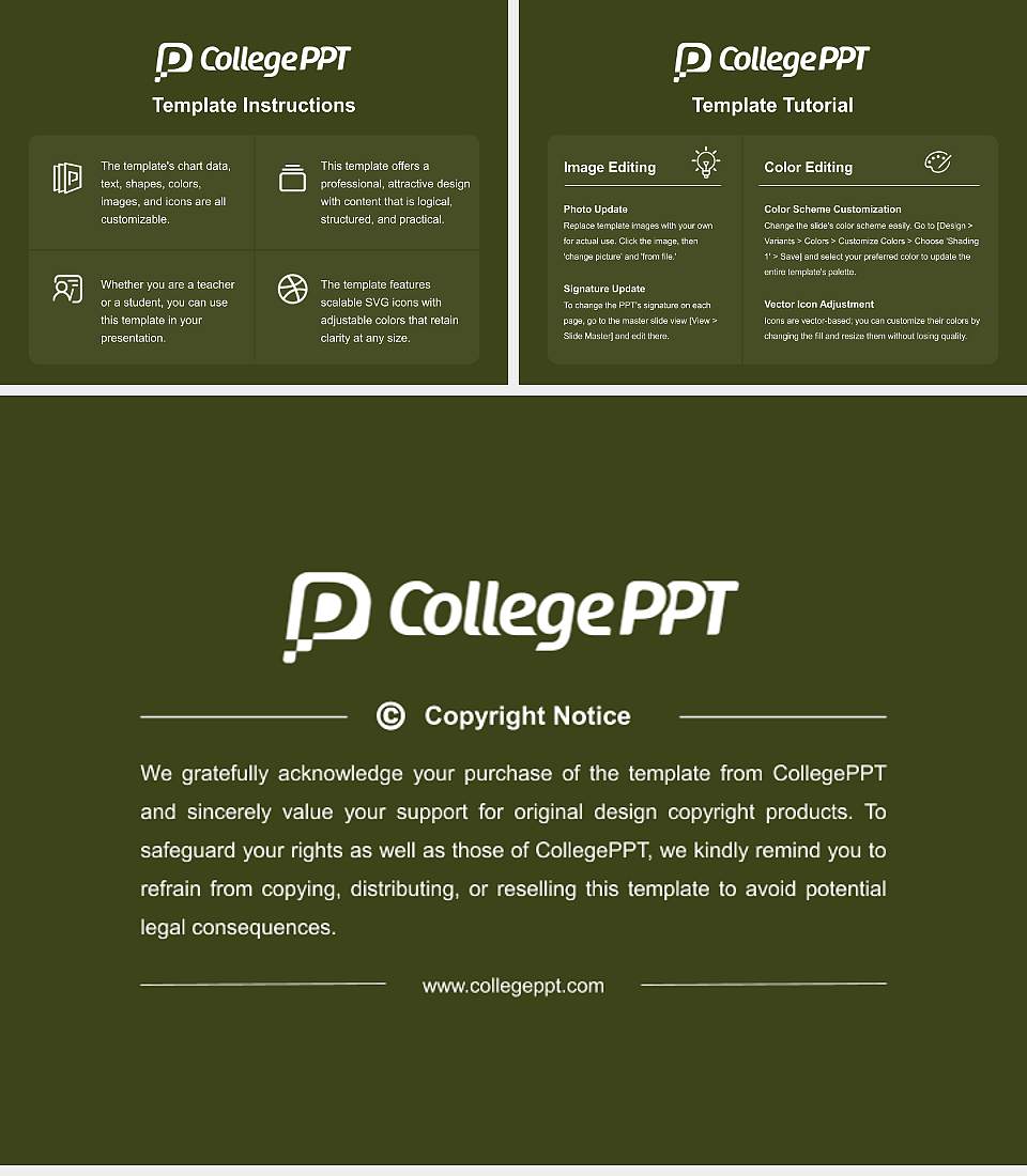 Walla Walla University Academic Presentation/Research Findings Report PPT Template4:3 ratio PPT effect preview image5