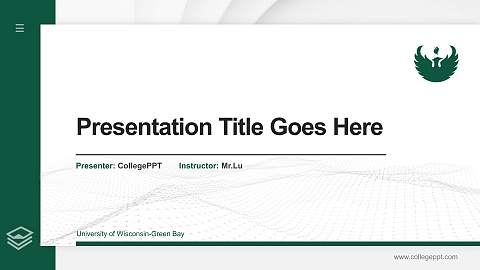University of Wisconsin-Green Bay Thesis Proposal/Graduation Defense PPT Template