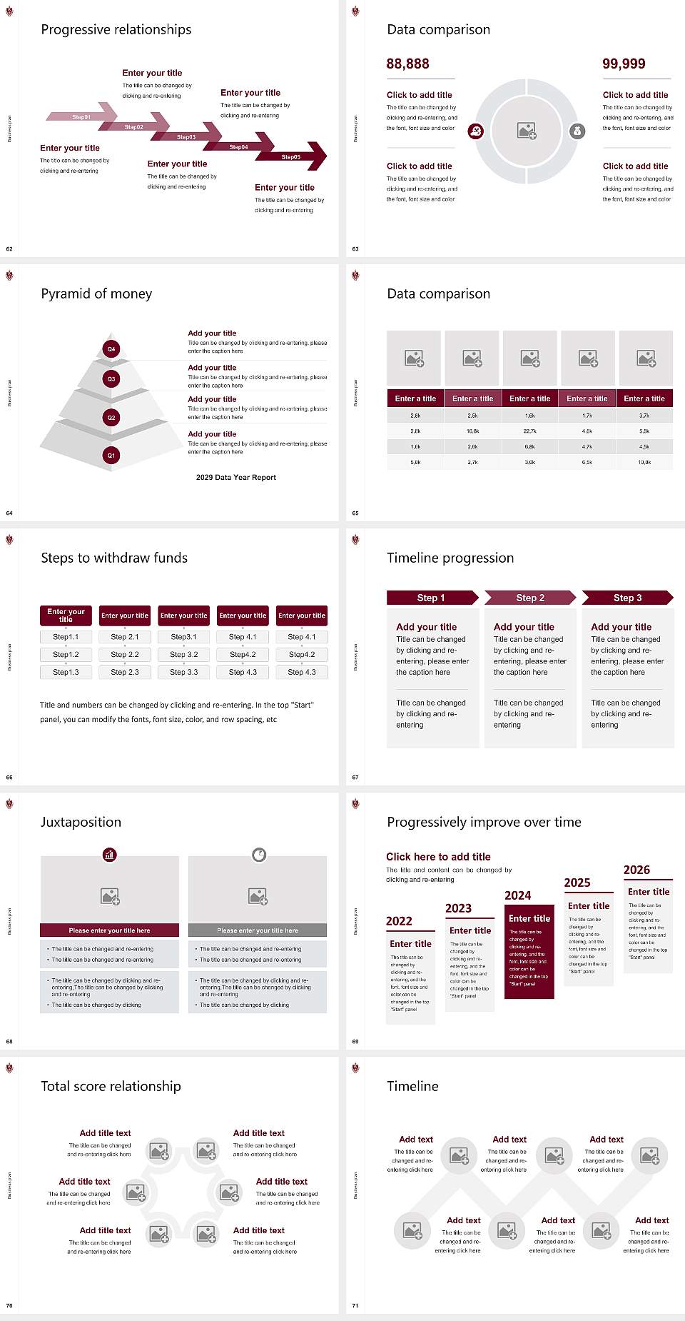 Walsh University Competition/Entrepreneurship Contest PPT Template4:3 ratio PPT effect preview image8