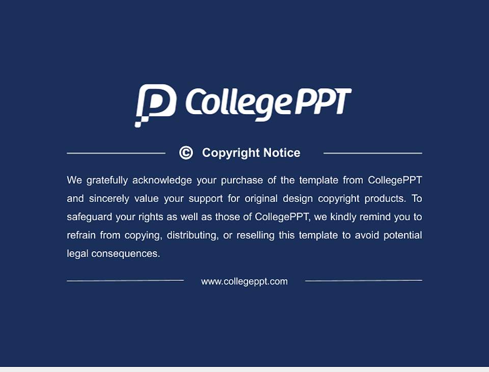 Warner University General Purpose PPT Template4:3 ratio PPT effect preview image6