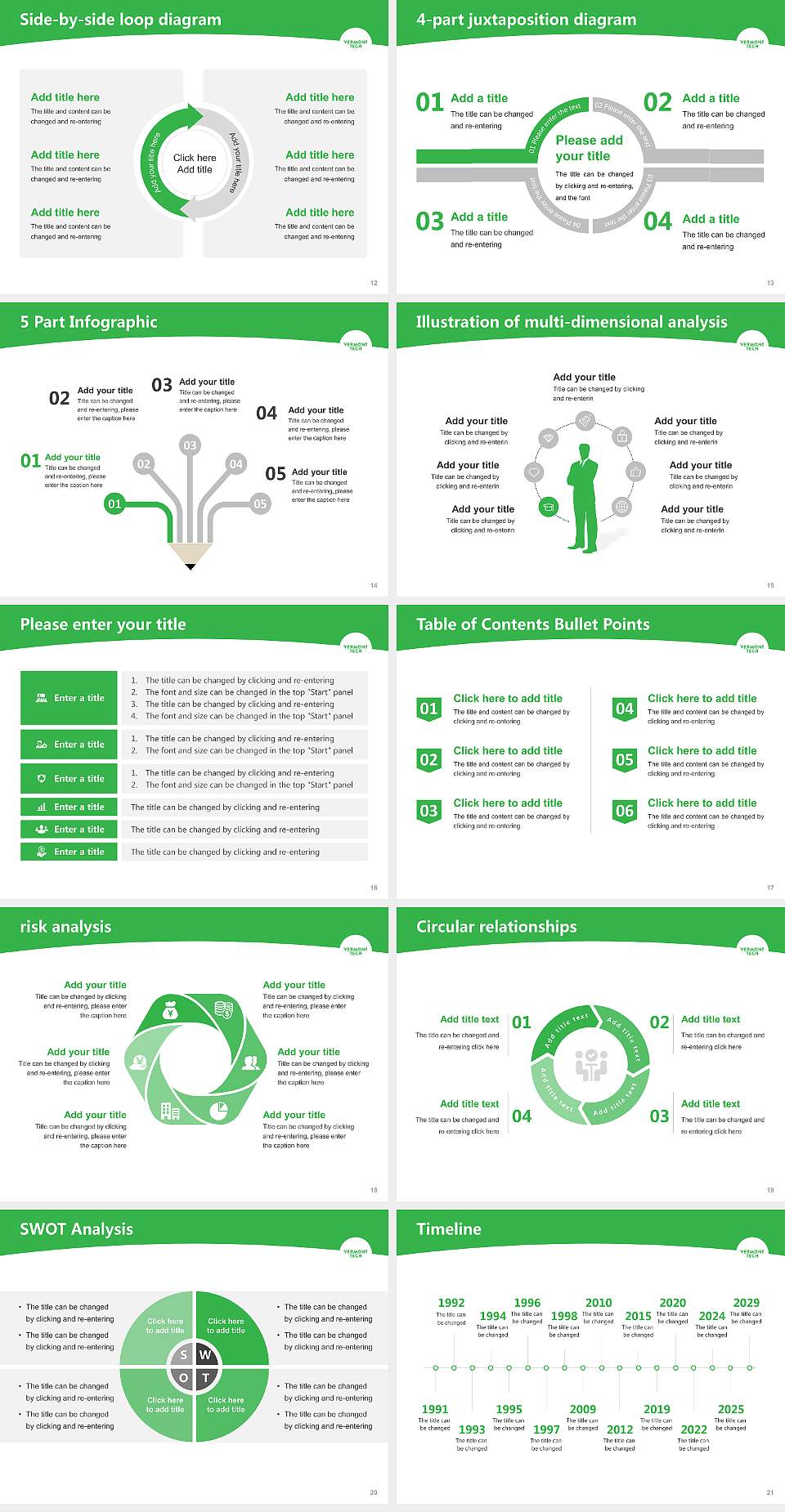 Vermont Technical College Academic Presentation/Research Findings Report PPT Template4:3 ratio PPT effect preview image3