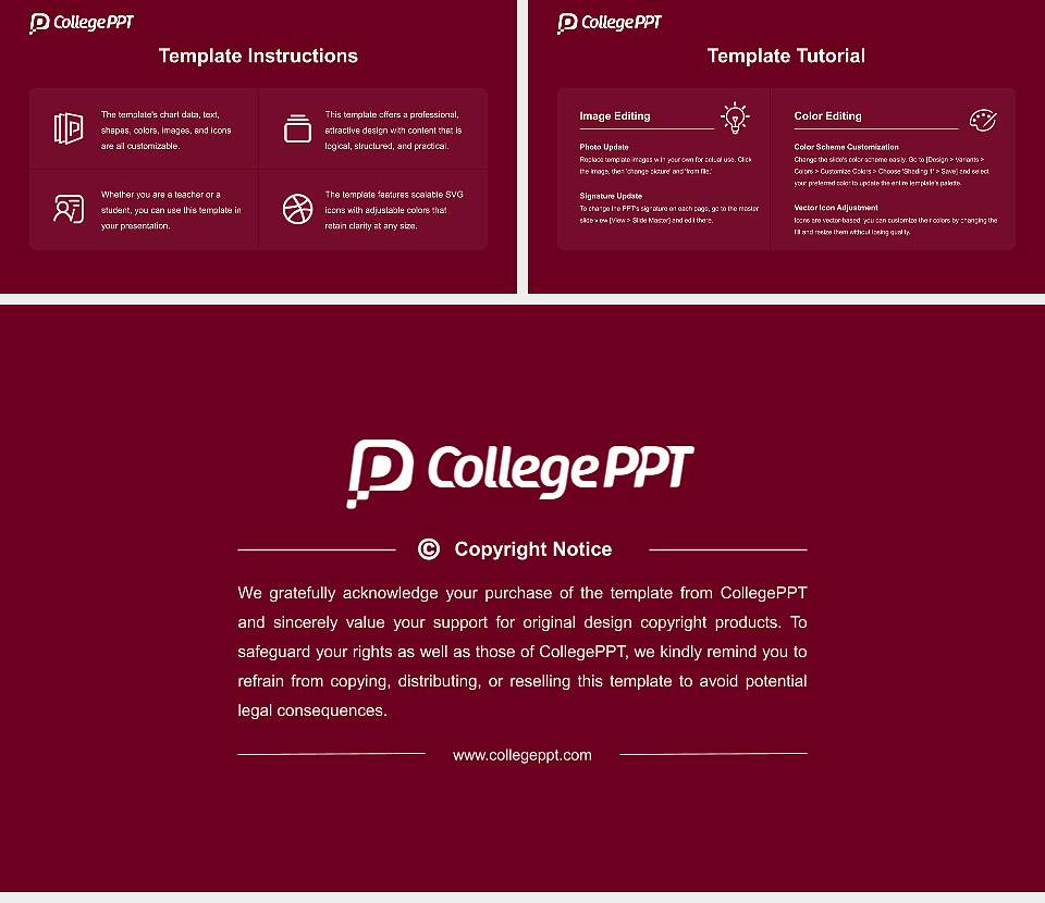 Walsh University Academic Presentation/Research Findings Report PPT Template16:9 ratio PPT effect preview image5