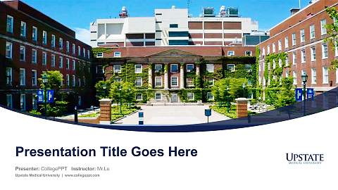 Upstate Medical University Course/Courseware Creation PPT Template