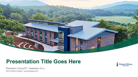 Warren Wilson College Course/Courseware Creation PPT Template