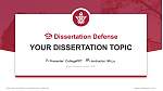 Viterbo University学位論文弁論PPTテンプレート