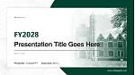 Wagner College Academic Presentation/Research Findings Report PPT Template