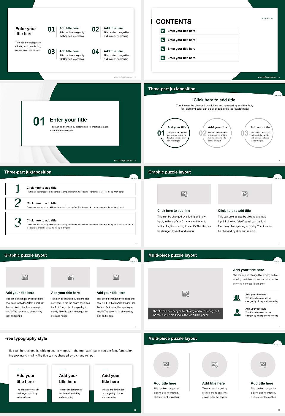 Wagner College Academic Presentation/Research Findings Report PPT Template16:9 ratio PPT effect preview image2