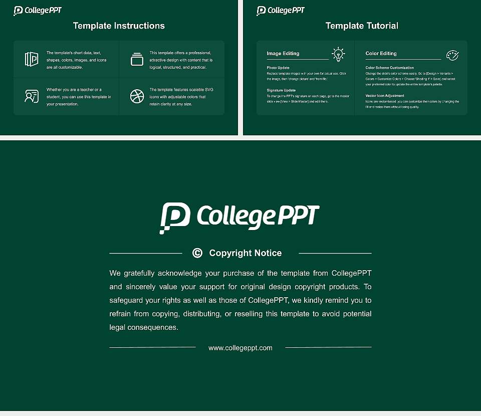 Wagner College Academic Presentation/Research Findings Report PPT Template16:9 ratio PPT effect preview image5