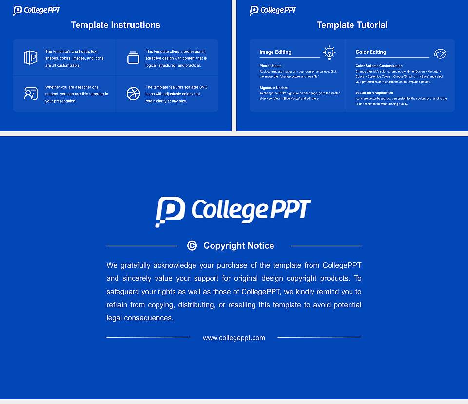 Virginia State University Academic Presentation/Research Findings Report PPT Template16:9 ratio PPT effect preview image5
