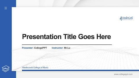 Vandercook College of Music Thesis Proposal/Graduation Defense PPT Template