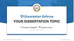 W L Bonner College Graduation Thesis Defense PPT Template