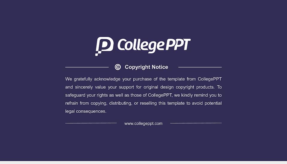 Ursuline College General Purpose PPT Template16:9 ratio PPT effect preview image6