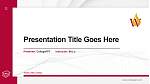 Walnut Hill College Thesis Proposal/Graduation Defense PPT Template
