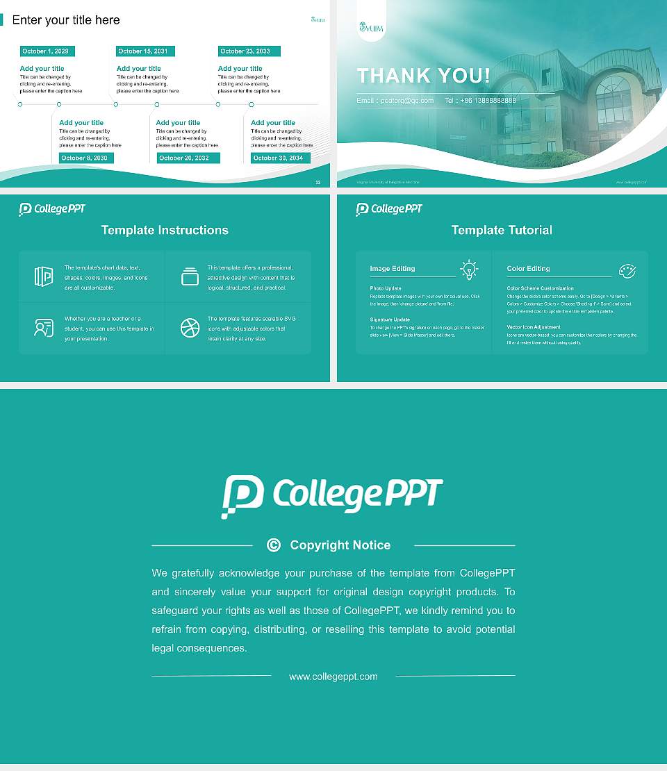 Virginia University of Integrative Medicine Lecture Sharing and Networking Event PPT Template16:9 ratio PPT effect preview image4