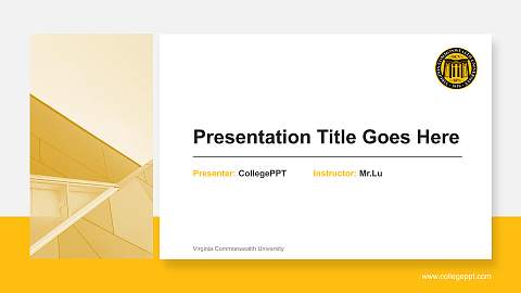 Virginia Commonwealth University General Purpose PPT Template