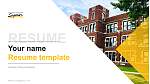 University of Wisconsin-Superior CV PPT-sjabloon