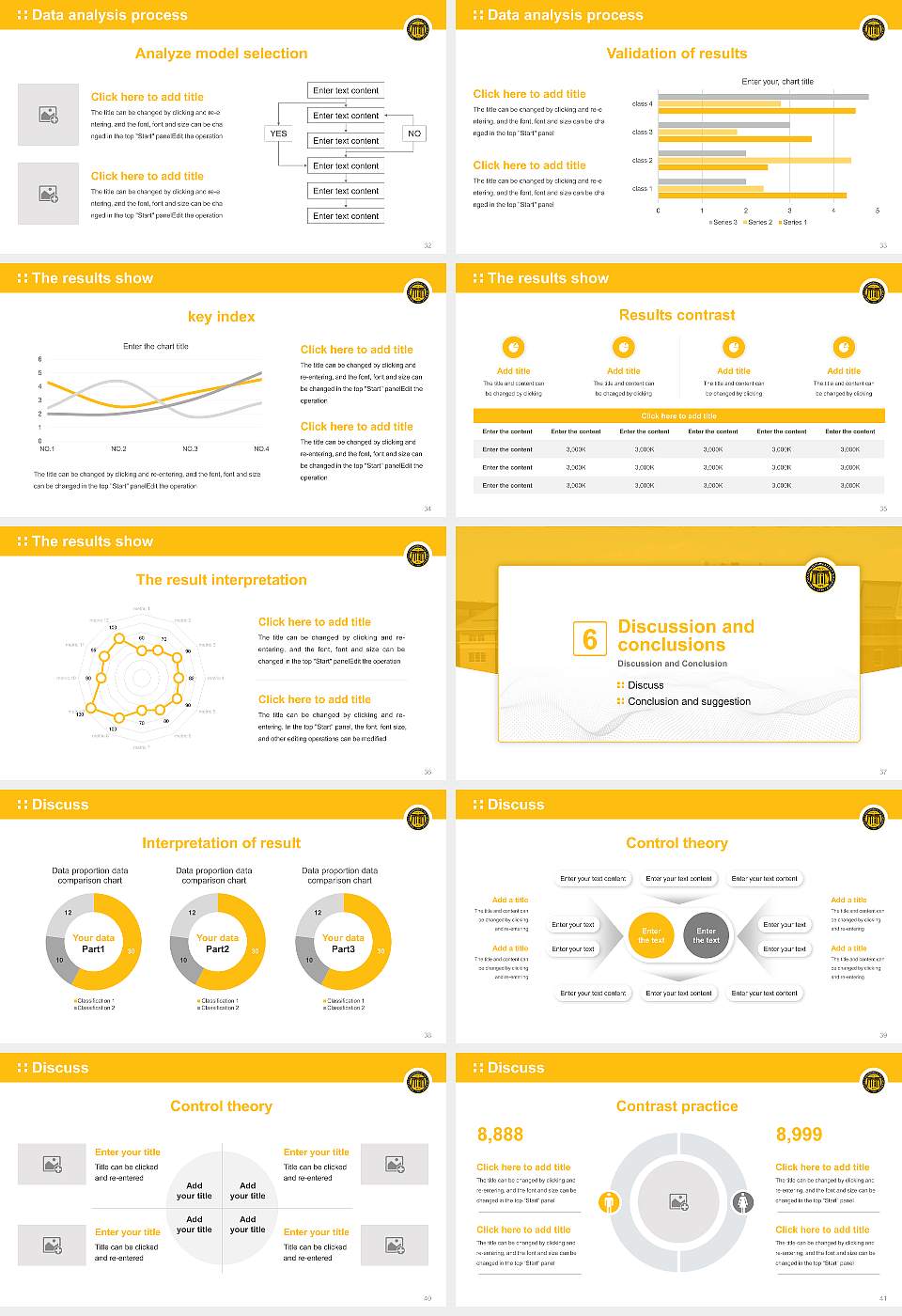 Virginia Commonwealth University Graduation Thesis Defense PPT Template16:9 ratio PPT effect preview image5