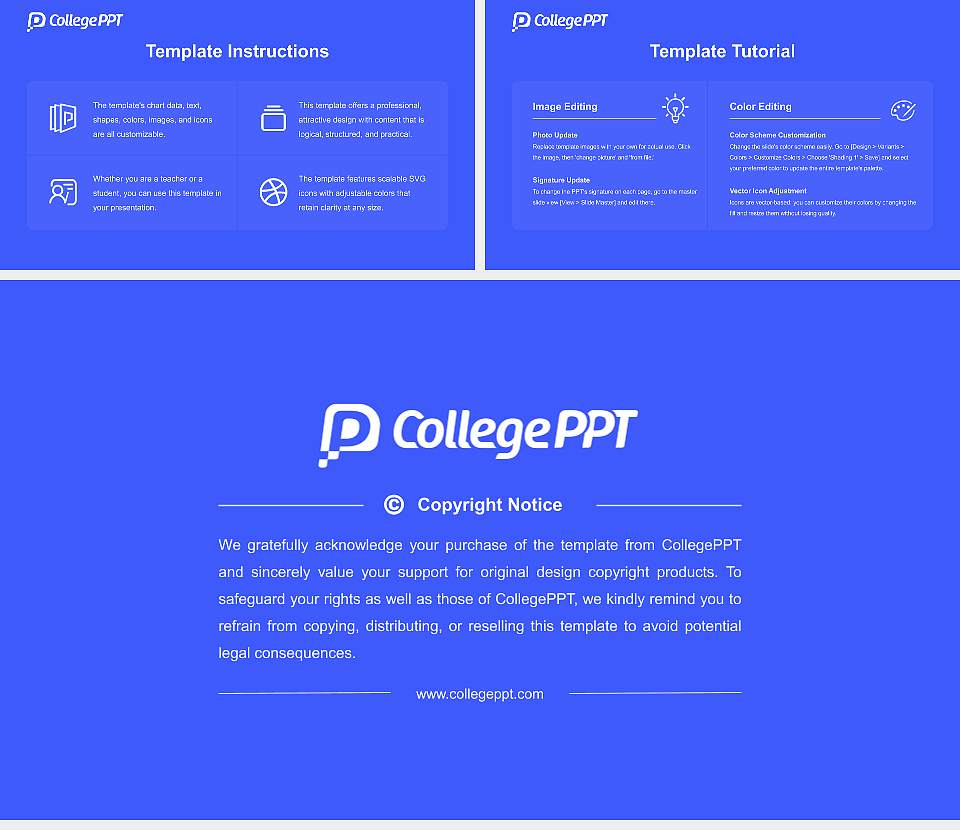 Virginia University of Lynchburg Academic Presentation/Research Findings Report PPT Template16:9 ratio PPT effect preview image5