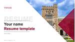 瓦萨学院简历PPT模板