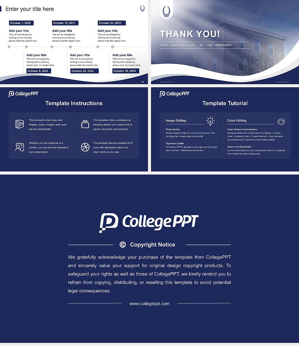 Upper Iowa University Lecture Sharing and Networking Event PPT Template16:9 ratio PPT effect preview image4