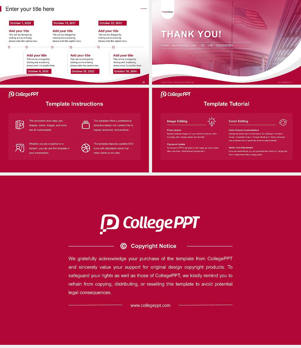 Vaughn College of Aeronautics and Technology Lecture Sharing and Networking Event PPT Template16:9 ratio PPT effect preview image4