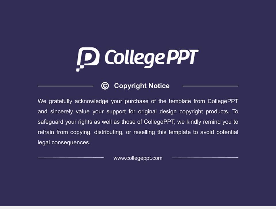 Ursuline College General Purpose PPT Template4:3 ratio PPT effect preview image6