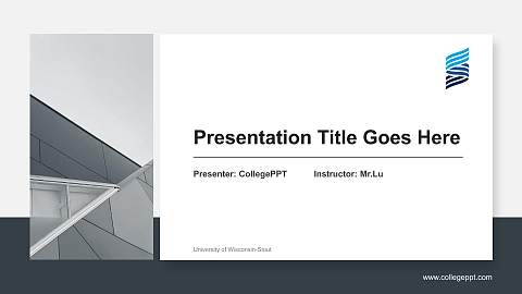 University of Wisconsin-Stout General Purpose PPT Template