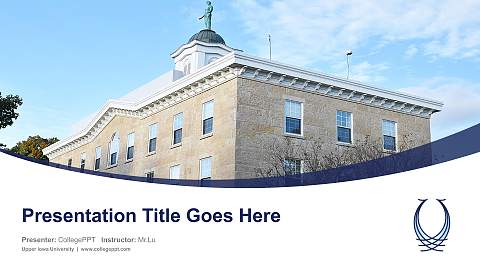 Upper Iowa University Course/Courseware Creation PPT Template