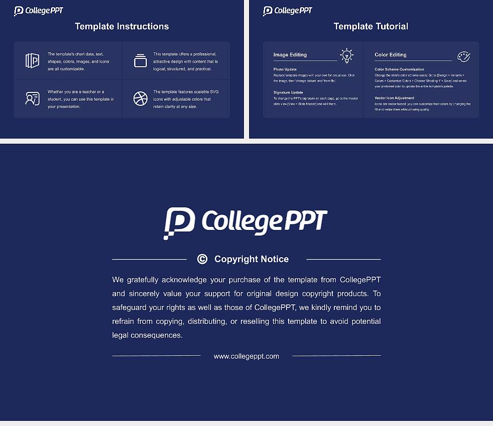 Upper Iowa University Course/Courseware Creation PPT Template16:9 ratio PPT effect preview image5